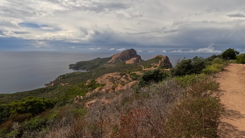 On the way to Capu Rossu, Corsica