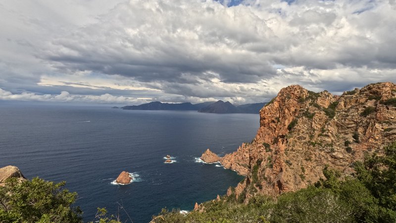 On the way to Capu Rossu, Corsica