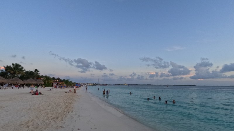Sunset, Playa Centro, Isla Mujeres, Quintana Roo, México