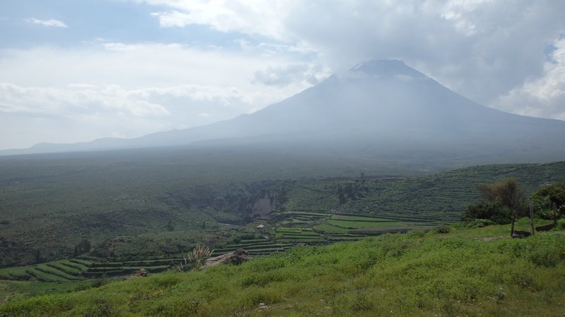 Around Chiguata and Cachamarca, Arequipa, Peru; volcano Misti in the back