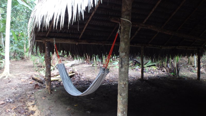 My accommodation in the jungle near San Pedro, Iquitos, Peru