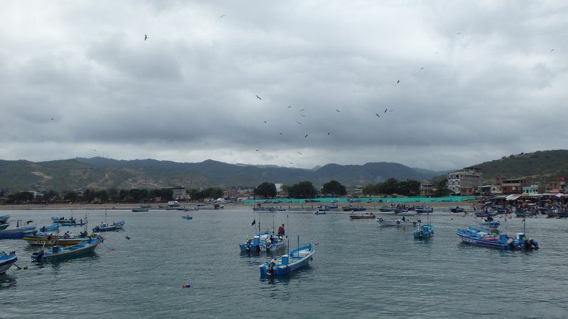 Harbor, Puerto López, Ecuador