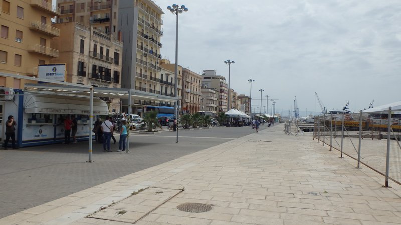 The port in Trapani, Sicily