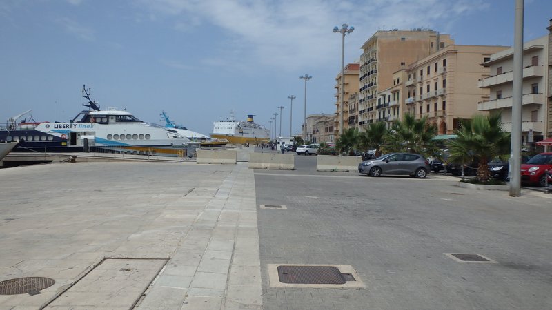 The port in Trapani, Sicily