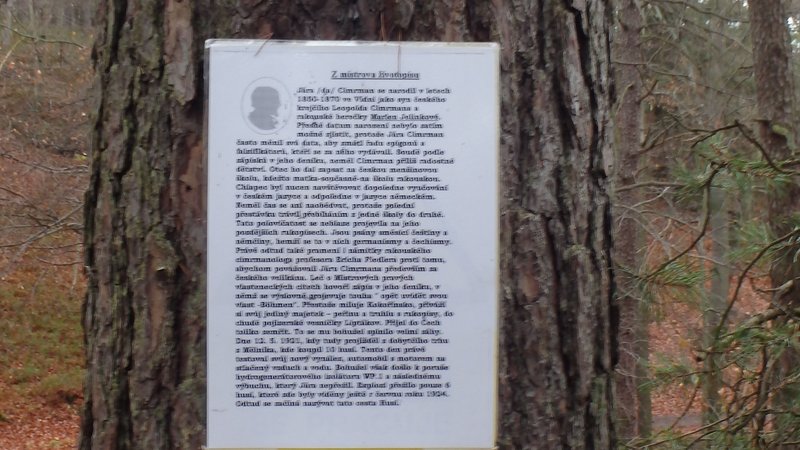 The memorial of Jára Cimrman, Kokořínsko