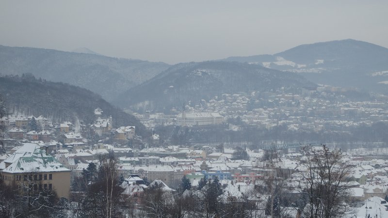 Děčín in winter 2014